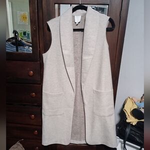 NWOT Joie Sleeveless Gray Open Front Vest_Small